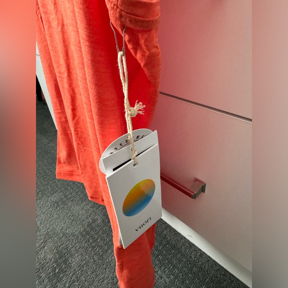 Vuori Women's Orange Tank Top - Picture 4 of 6